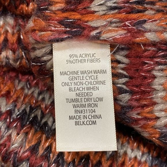 New Directions Plus Variegated Turtleneck Sweater - Picture 3 of 5